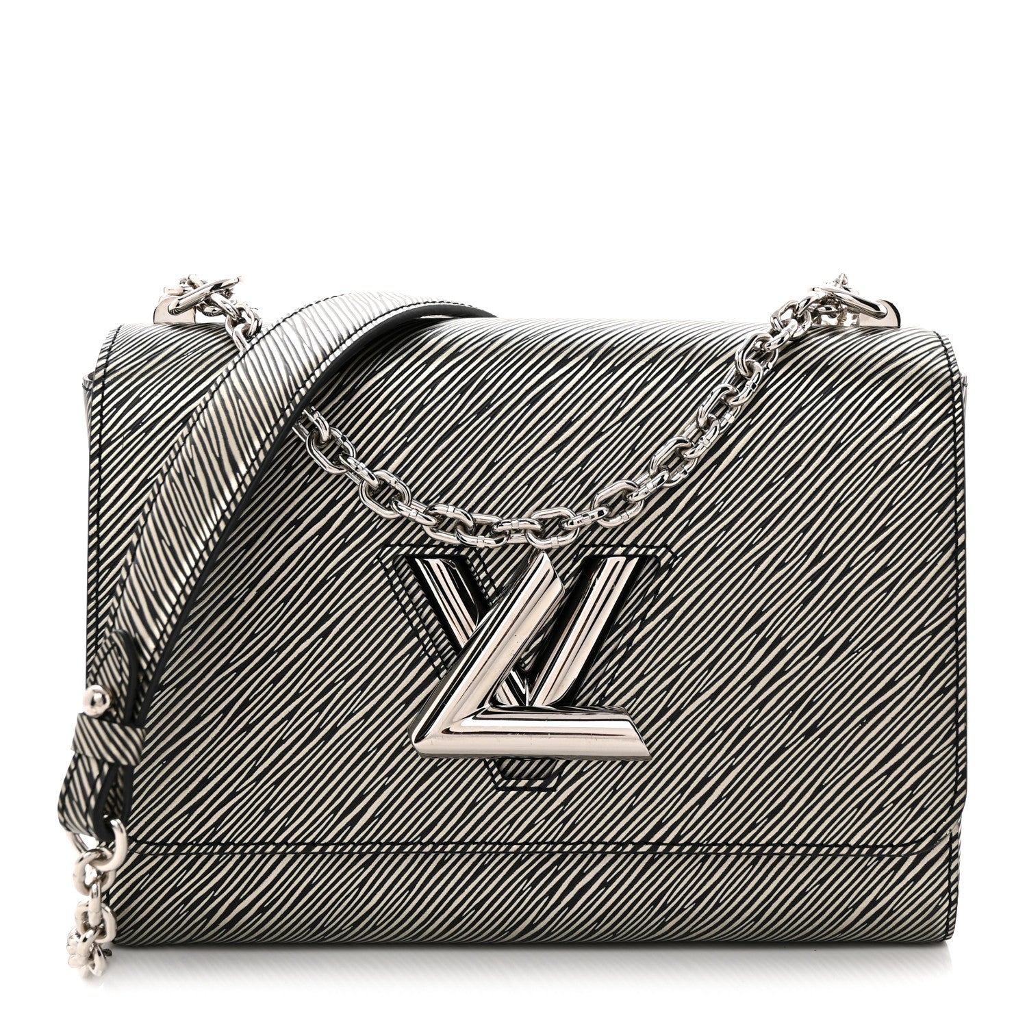 Louis Vuitton Epi Twist Shoulder Bag MM Platine 1 of 11