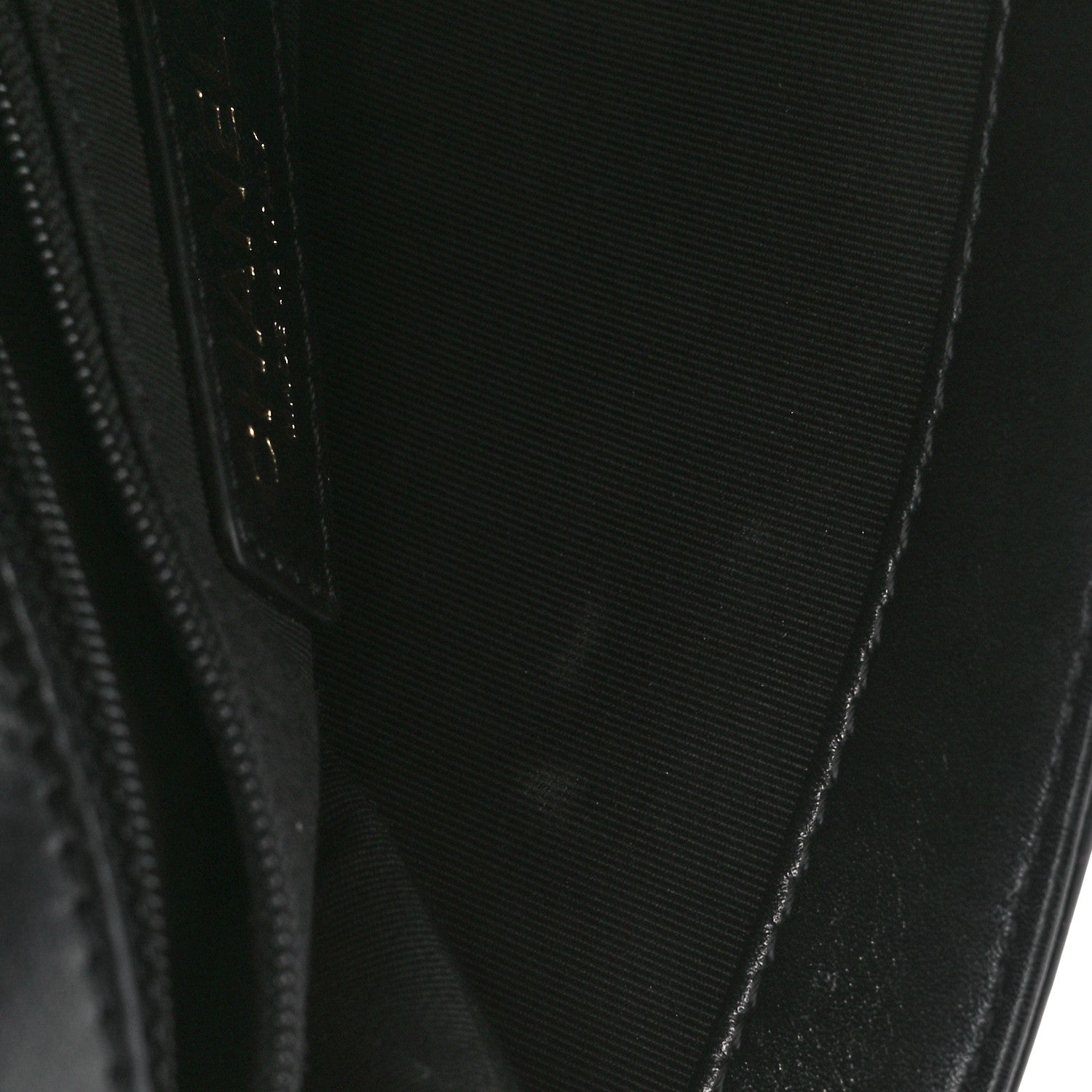 Chanel Calfskin Stitched Medium Covered CC Flap Bag Black 12 of 15