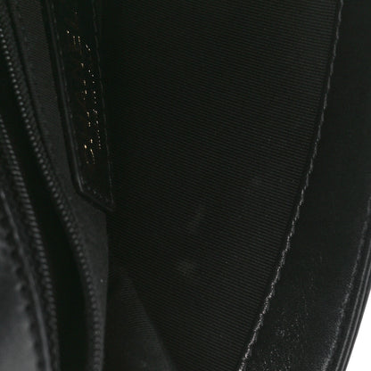 Chanel Calfskin Stitched Medium Covered CC Flap Bag Black 12 of 15