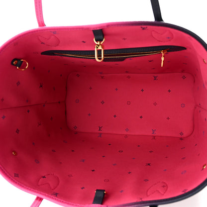Louis Vuitton Monogram Giant Spring In The City Neverfull MM Midnight Fuchsia 5 of 9