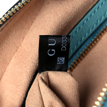 Gucci Azalea Calfskin Small Horsebit 1955 Shoulder Bag Dusty Azure 8 of 11