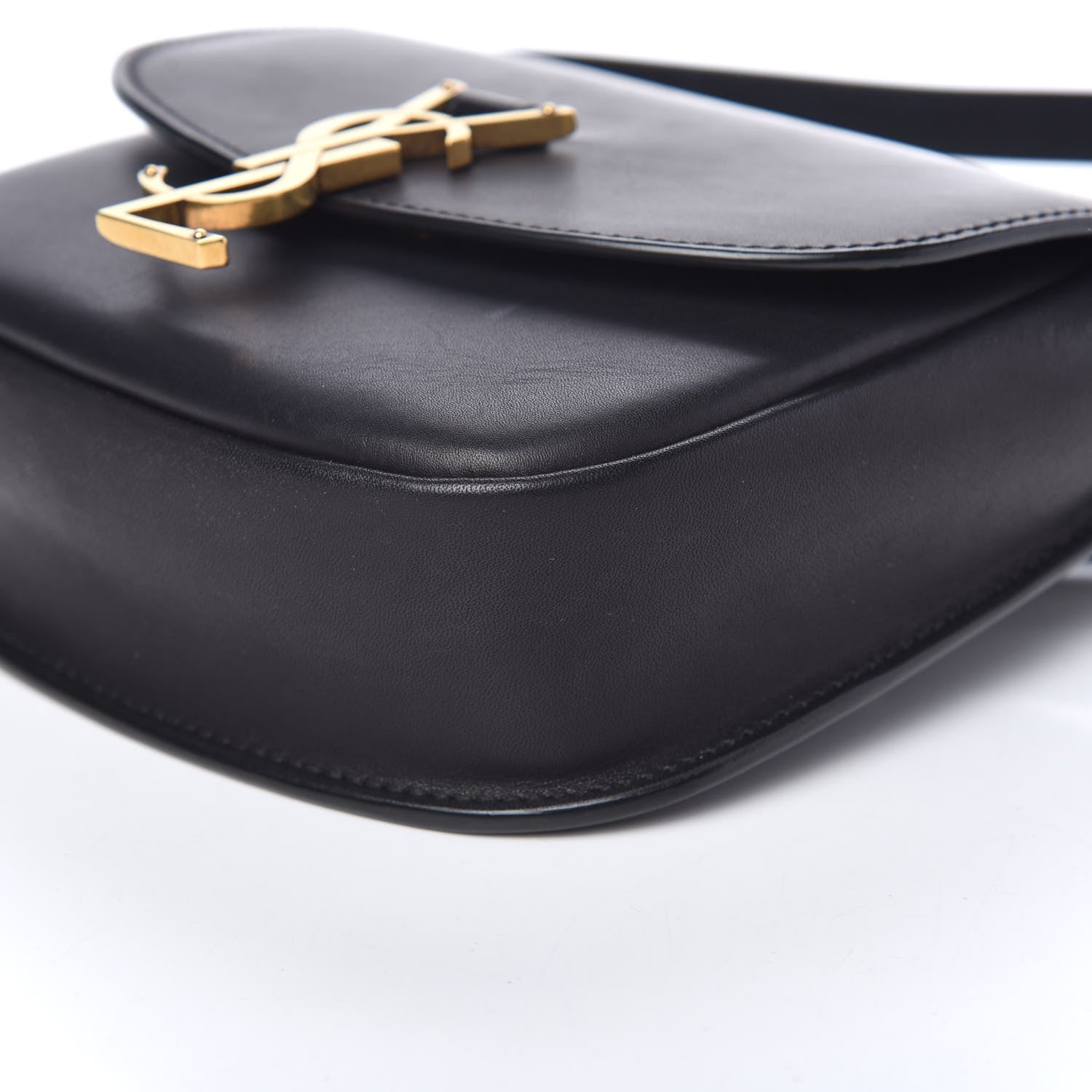 Saint Laurent Smooth Calfskin Classic Monogram Small Kaia Satchel Black 9 of 12