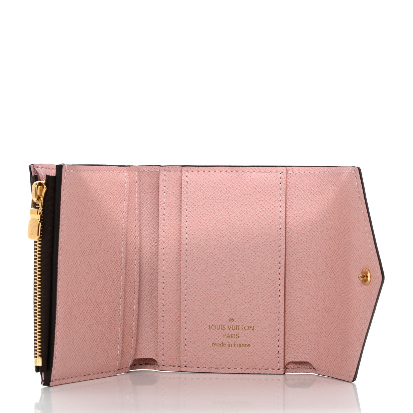 Monogram Zoe Wallet Rose Ballerine