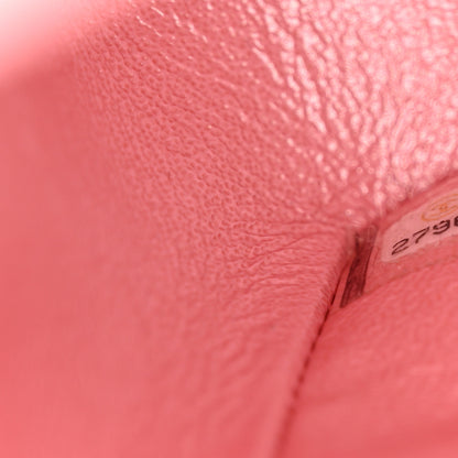 Chanel Iridescent Caviar Quilted Medium Double Flap Rose Pink 7 of 11