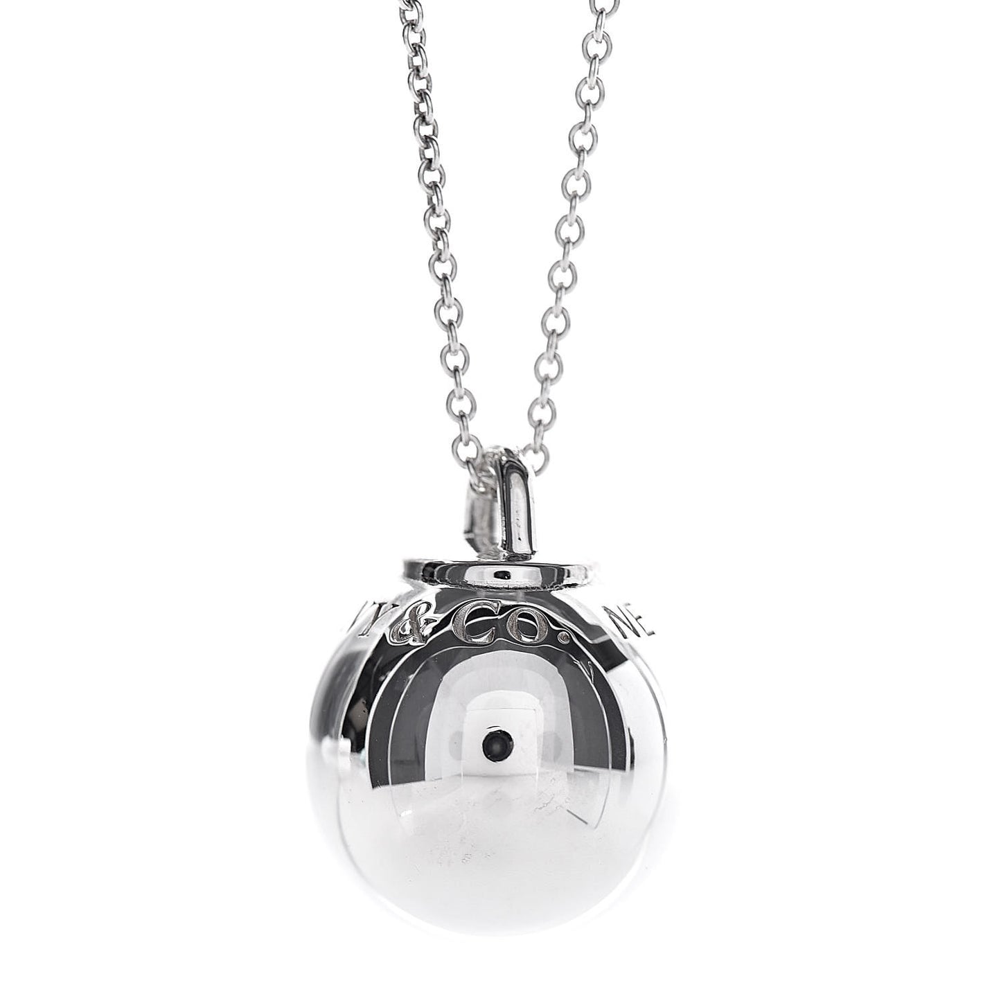 Sterling Silver 19mm HardWear Ball Pendant Necklace