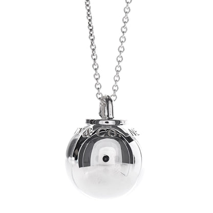 Tiffany Sterling Silver 19mm HardWear Ball Pendant Necklace 4 of 6