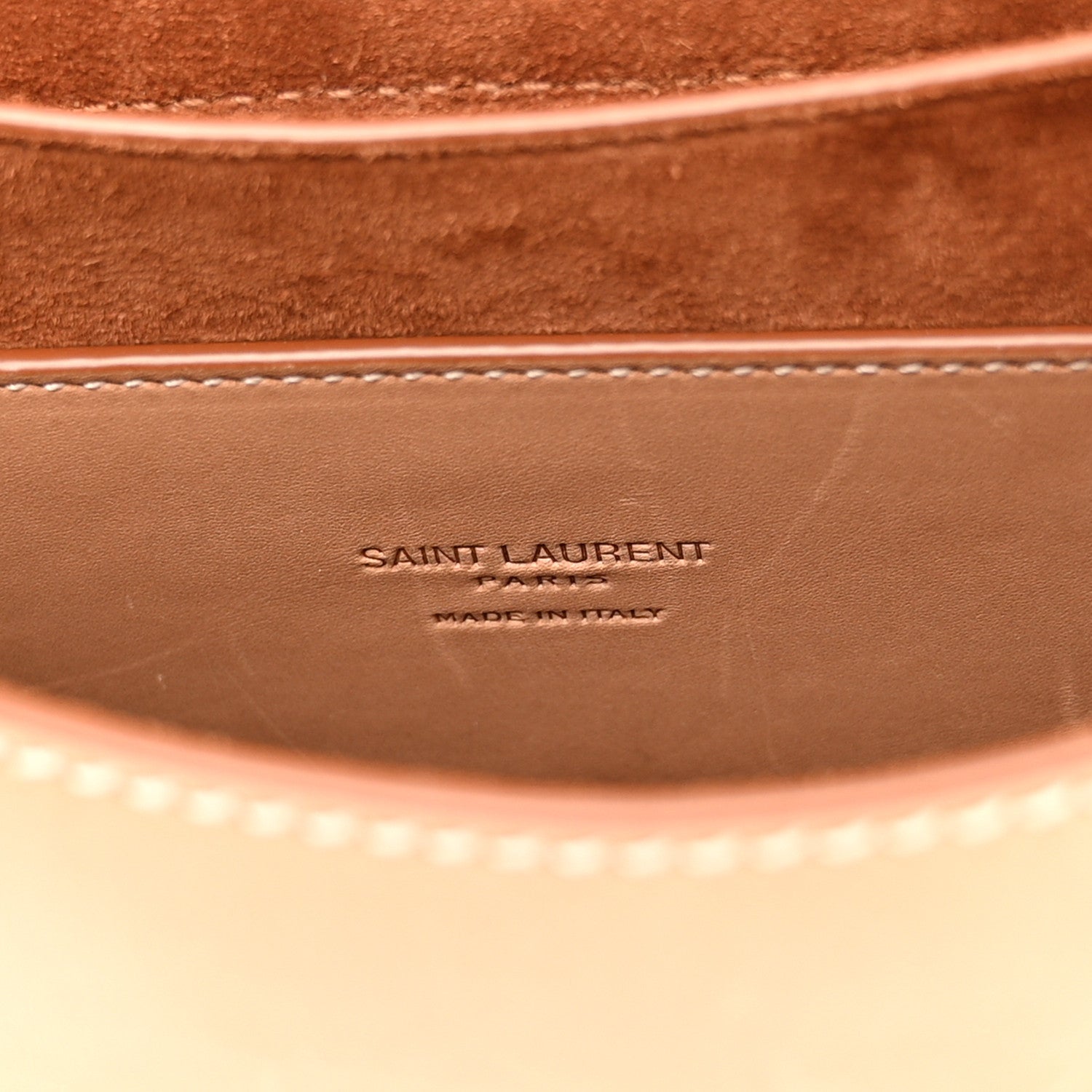 Saint Laurent SAINT LAURENT Smooth Calfskin Cotton Canvas Small Kaia Satchel Natural Beige 6 of 13