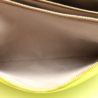 Louis Vuitton Calfskin Embossed Monogram LV Match Coussin PM Fluorescent Yellow 7 of 11