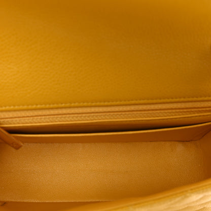 Chanel Caviar Quilted Mini Rectangular Flap Yellow 6 of 11