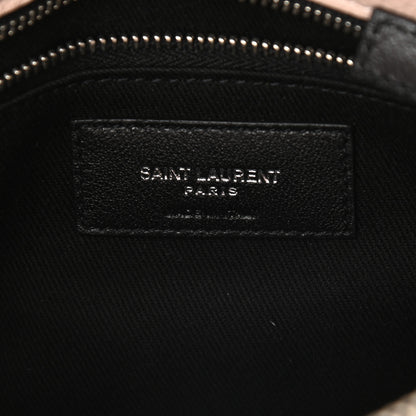 Saint Laurent Grained Calfskin Baby Supple Sac De Jour Marble Pink 6 of 13