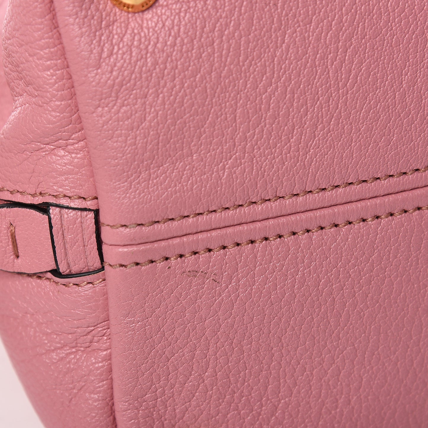 Goatskin Madras Zip Tote Rosa