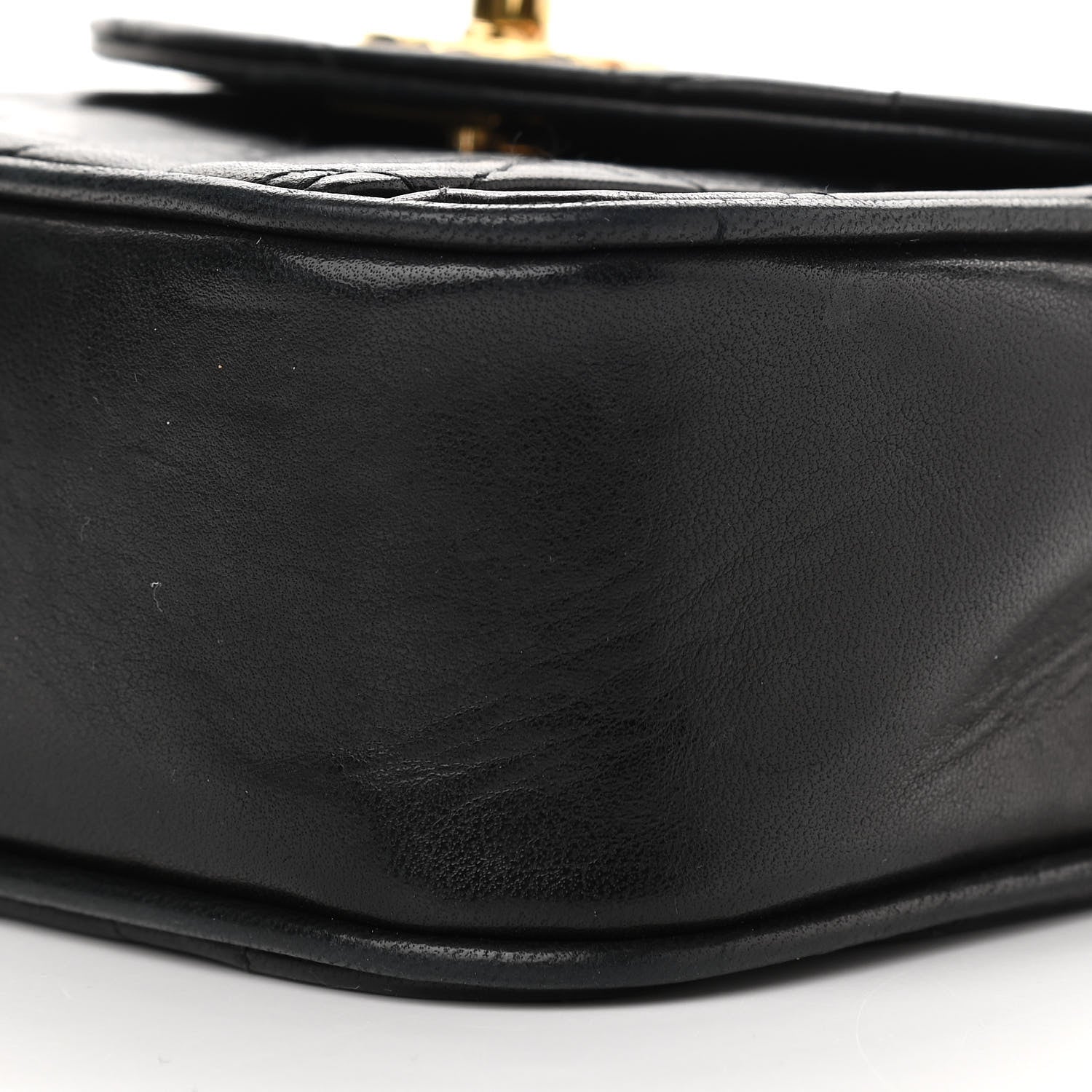Chanel Lambskin Quilted Mini Flap Black 9 of 10