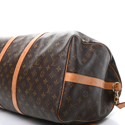 Louis Vuitton Monogram Keepall Bandouliere 55 9 of 12
