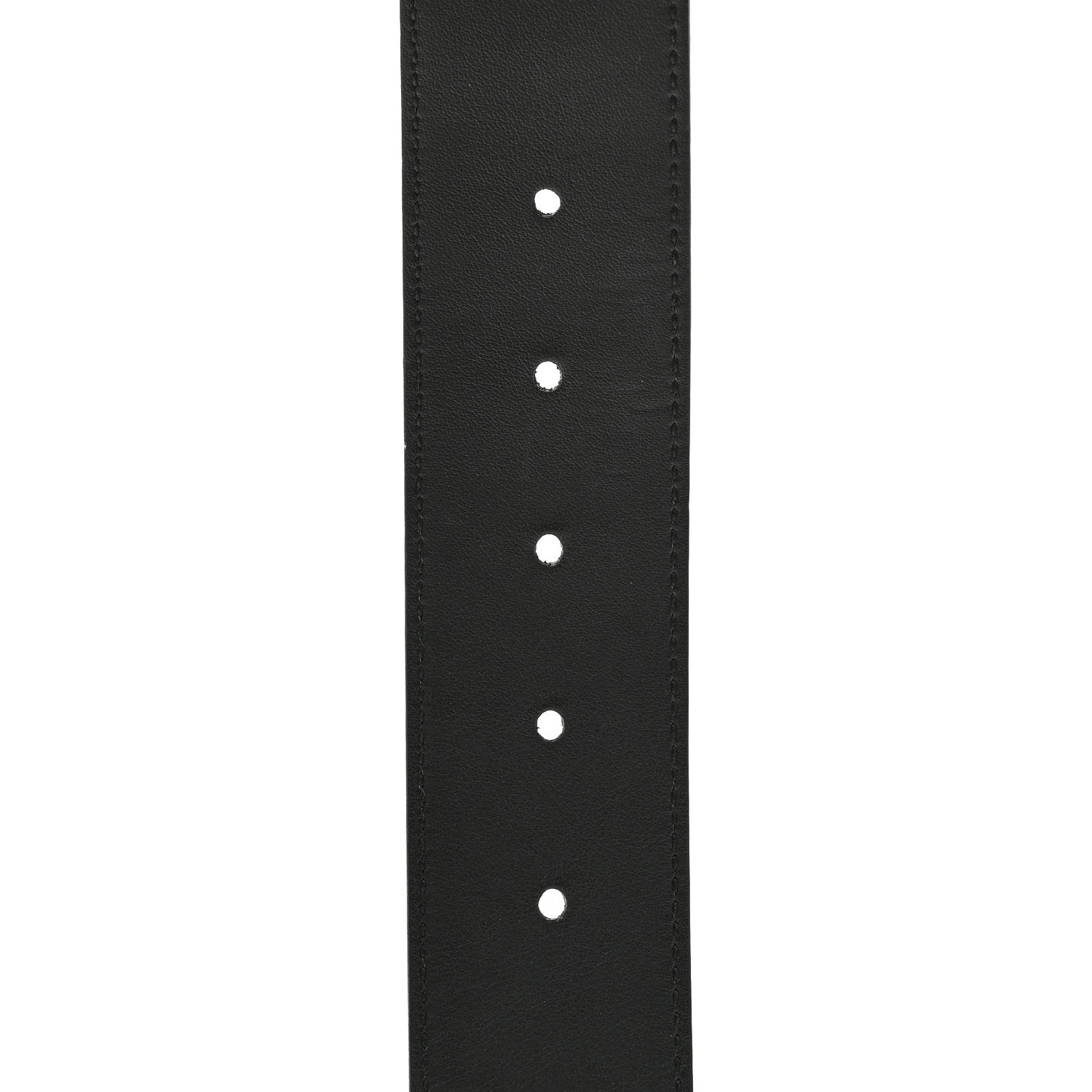 Gucci Moon Calfskin Pearl Double G 40mm Belt 85 34 Black Cream 5 of 5