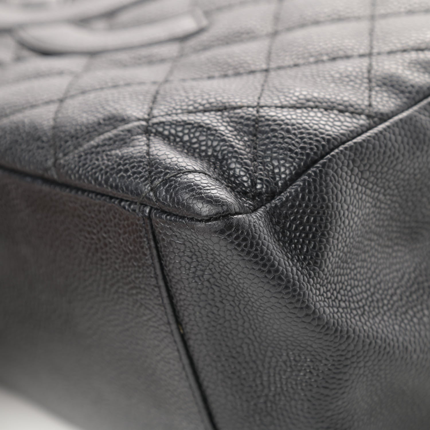 Chanel Caviar Quilted Grand Shopping Tote GST Black 10 of 15