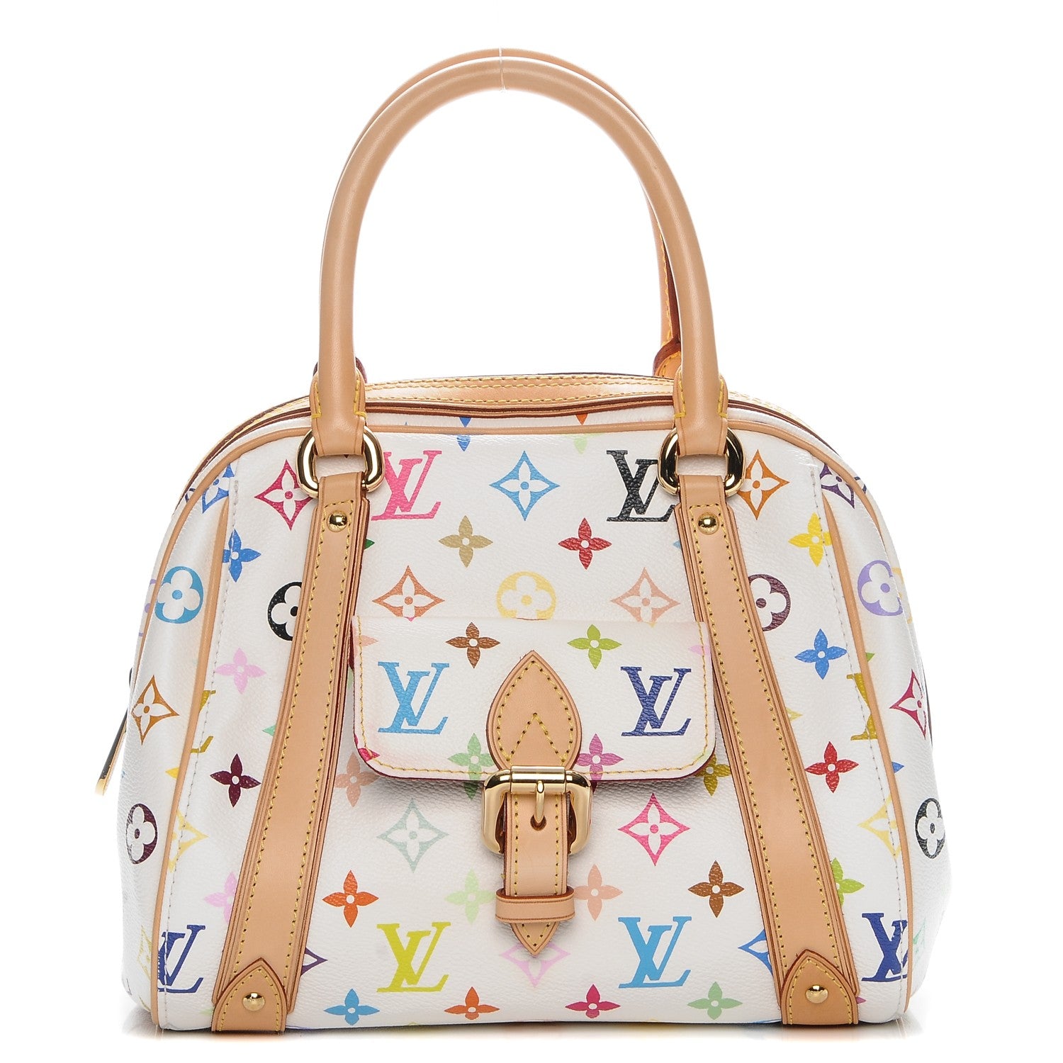 Louis Vuitton Monogram Multicolor Priscilla White 1 of 6