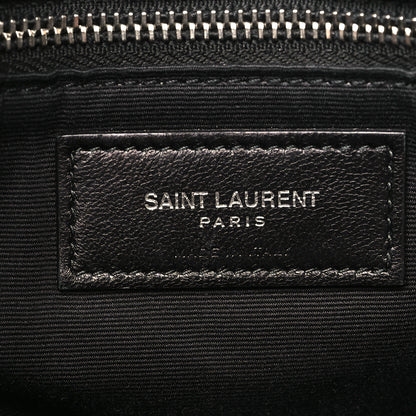 Saint Laurent Calfskin Y Quilted Monogram Large Loulou Chain Satchel Black 6 of 11