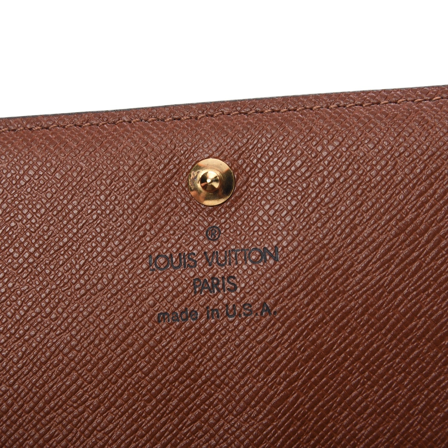 Louis Vuitton Monogram Porte-Monnaie Tresor Wallet 5 of 8