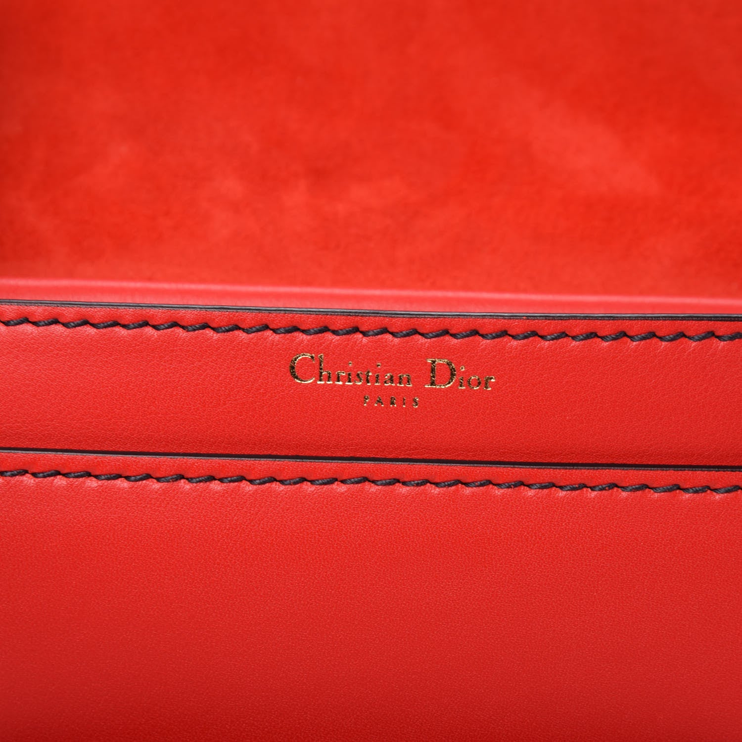 Christian Dior Calfskin J'Adior Chain Flap Bag Red 6 of 9