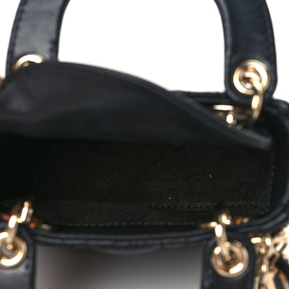 Christian Dior Lambskin Cannage Micro Lady Dior Black 5 of 10