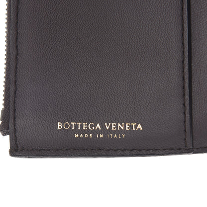 Bottega Veneta Nappa Intrecciato Compact Flap Wallet Light Graphite 5 of 5
