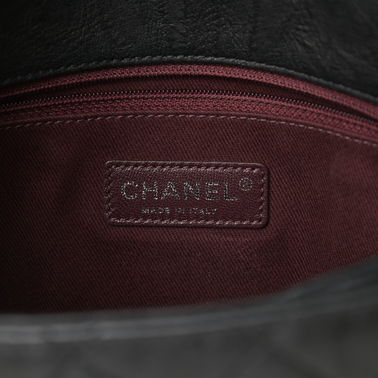 Chanel Crumpled Lambskin Quilted Medium Single Flap Black 6 of 13