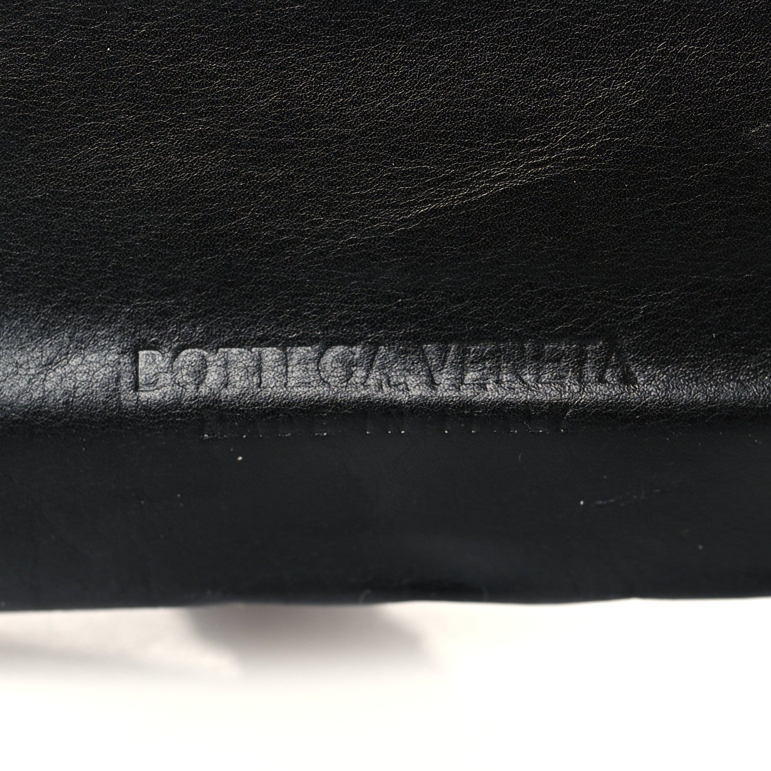 Bottega Veneta Calfskin Padded Bi Fold Clutch Black 6 of 6