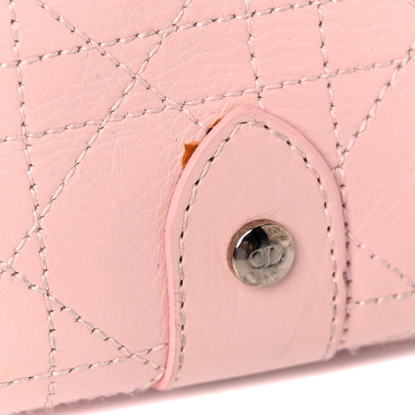 Lambskin Cannage Soft Lady Dior East West Light Pink