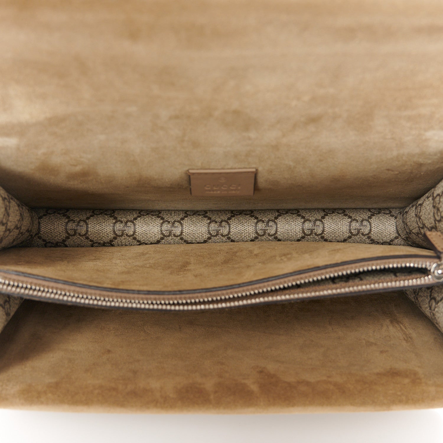 Gucci GG Supreme Monogram Small Dionysus Shoulder Bag Taupe 5 of 13