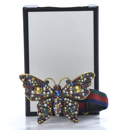 Gucci Web Crystal Butterfly Bracelet Multicolor 5 of 5