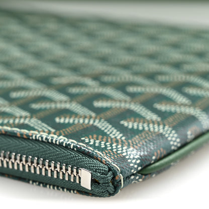 Goyard Goyardine Senat Pochette MM Green 8 of 10