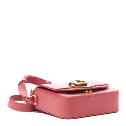 Chloe Shiny Calfskin Suede Mini C Double Carry Scarlet Pink 3 of 7