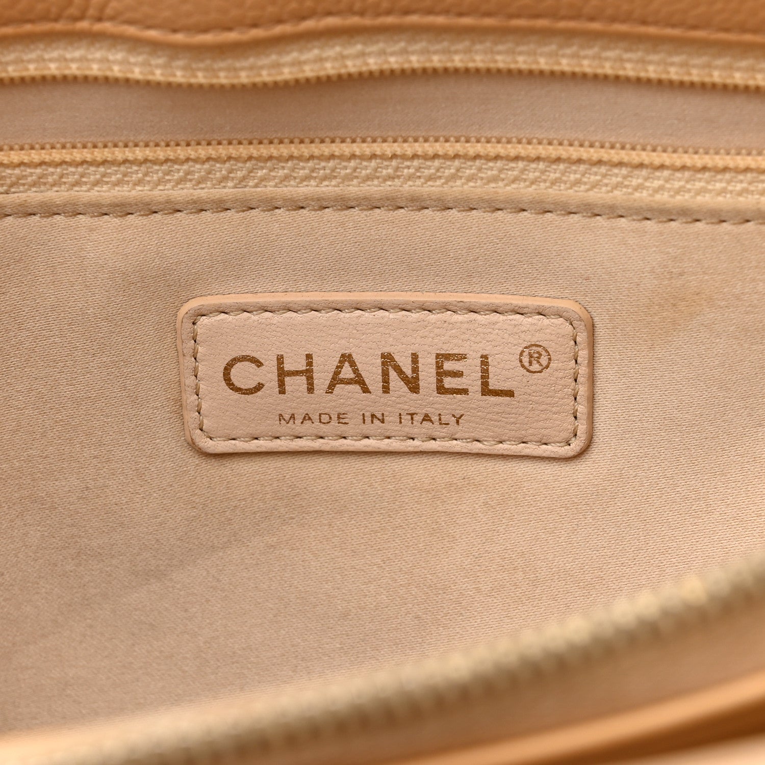 Chanel Caviar Quilted Grand Shopping Tote GST Beige Clair 7 of 15