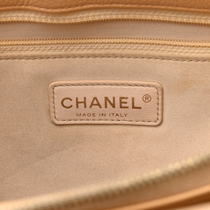 Chanel Caviar Quilted Grand Shopping Tote GST Beige Clair 7 of 15