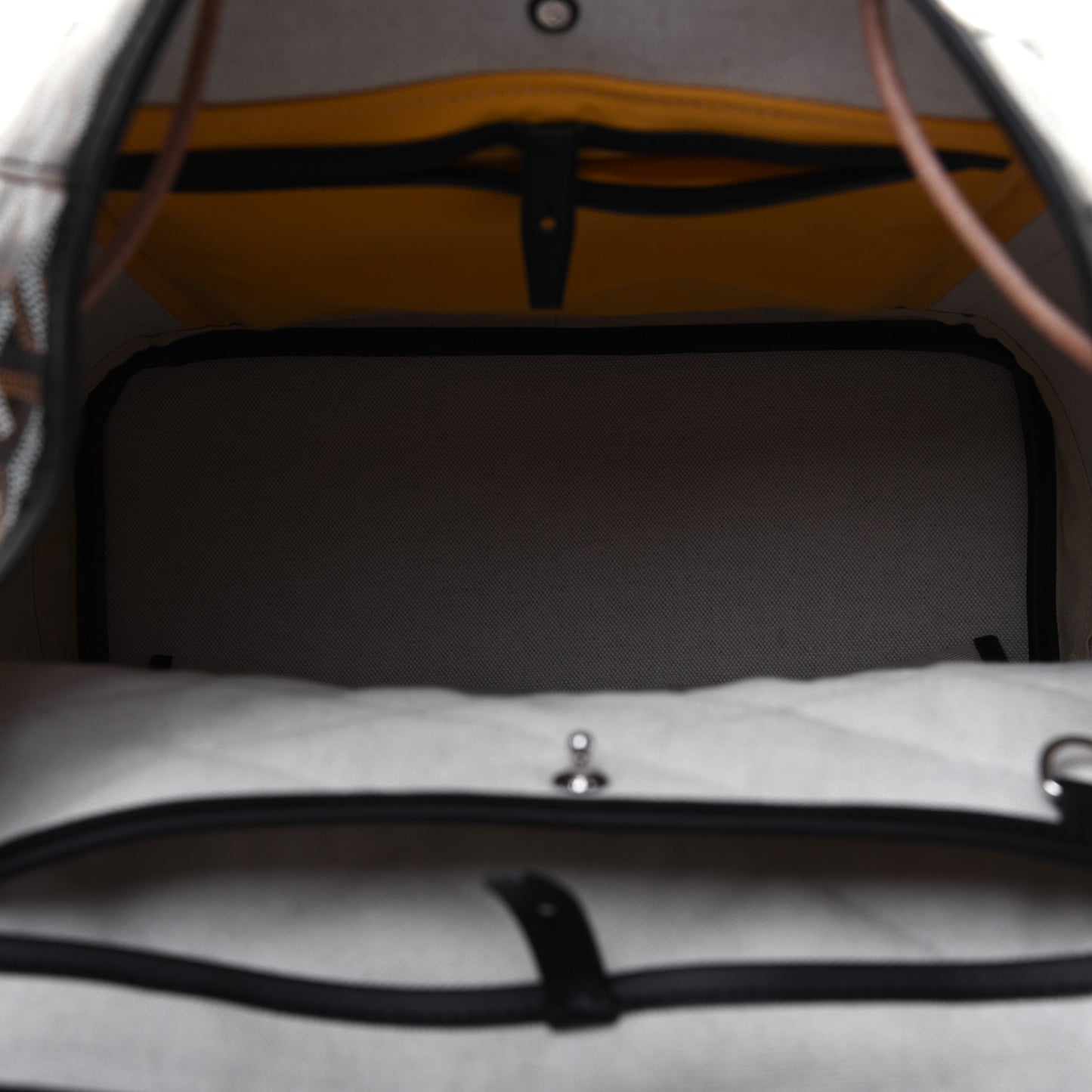 Goyardine Calfskin Alpin MM Backpack Black