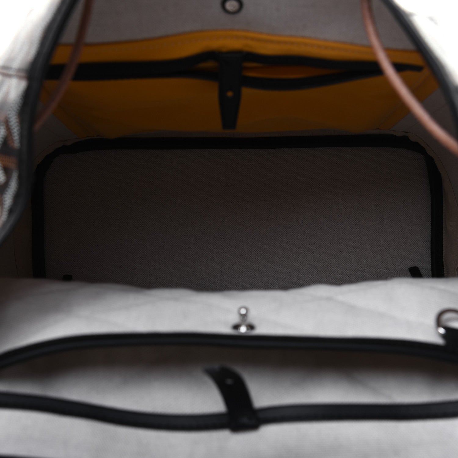 Goyard Goyardine Calfskin Alpin MM Backpack Black 4 of 15