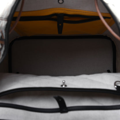 Goyard Goyardine Calfskin Alpin MM Backpack Black 4 of 15