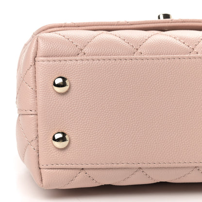 Chanel Caviar Quilted Extra Mini Coco Handle Flap Light Pink 5 of 8