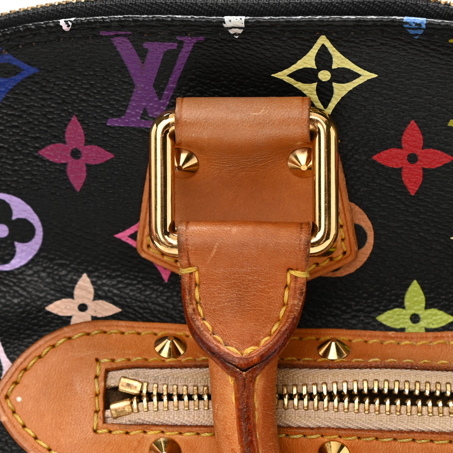 Louis Vuitton Monogram Multicolor Alma Black 12 of 24
