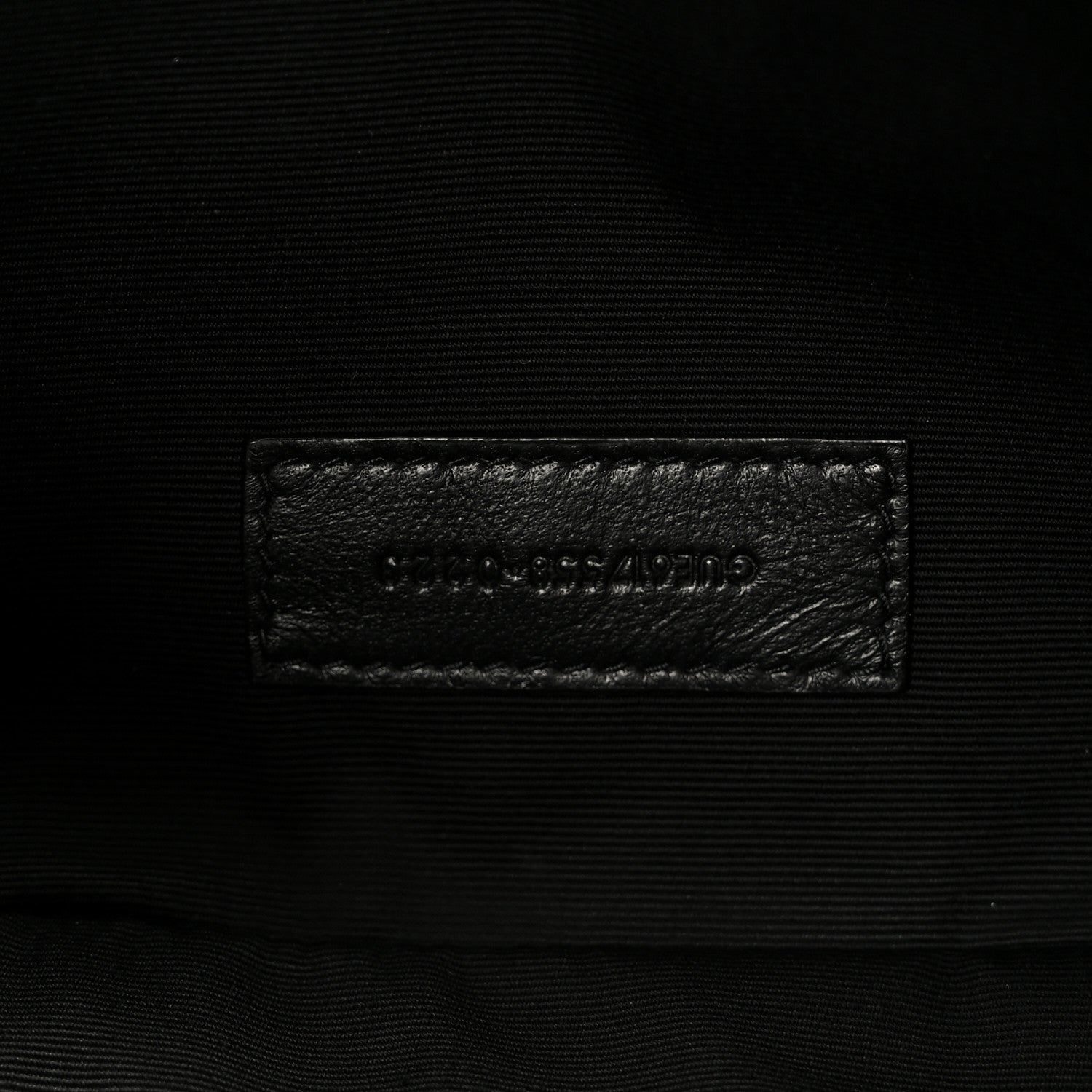 Saint Laurent Grain De Poudre Toiletry Case Black 8 of 10