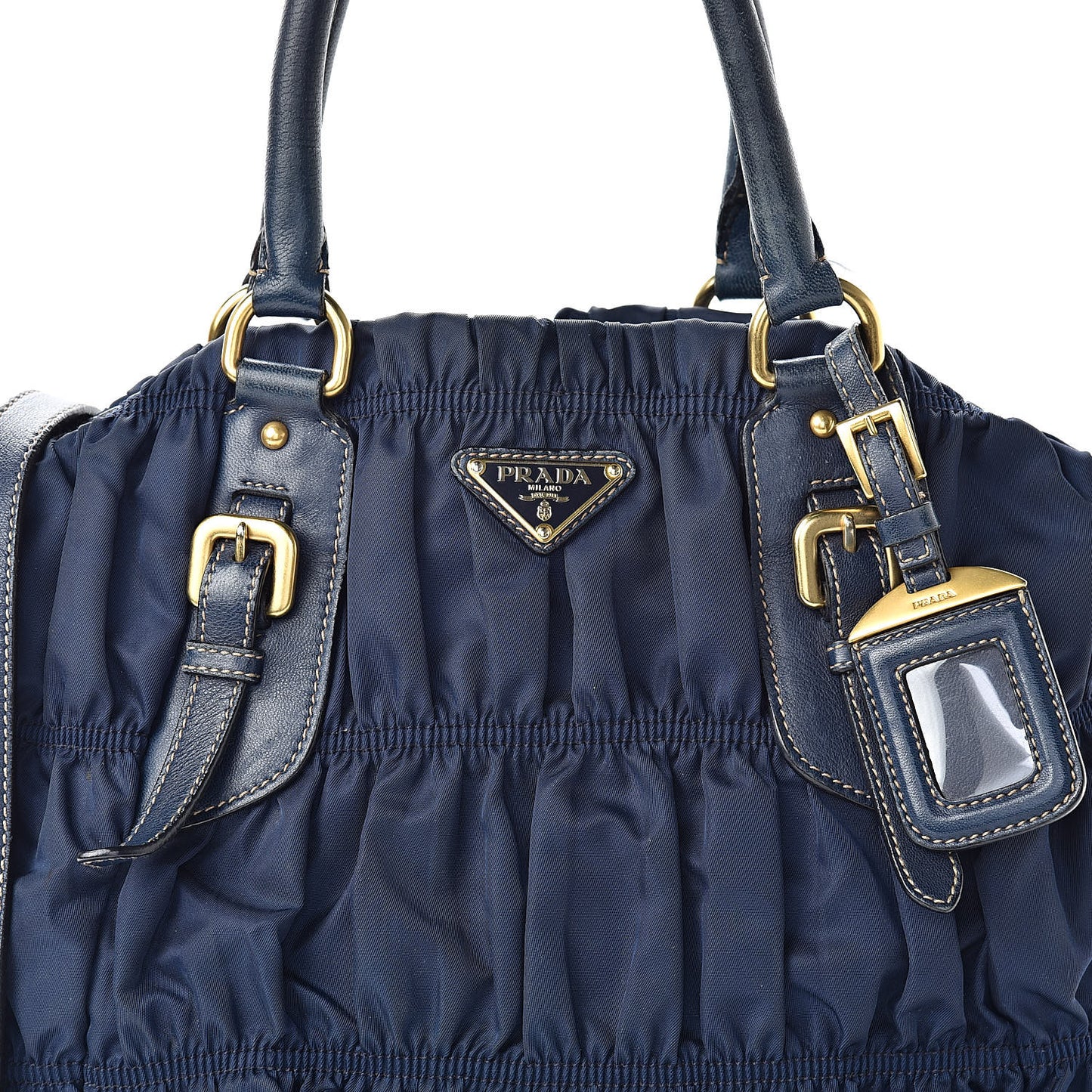 Tessuto Nylon Gaufre Tote Bleuette