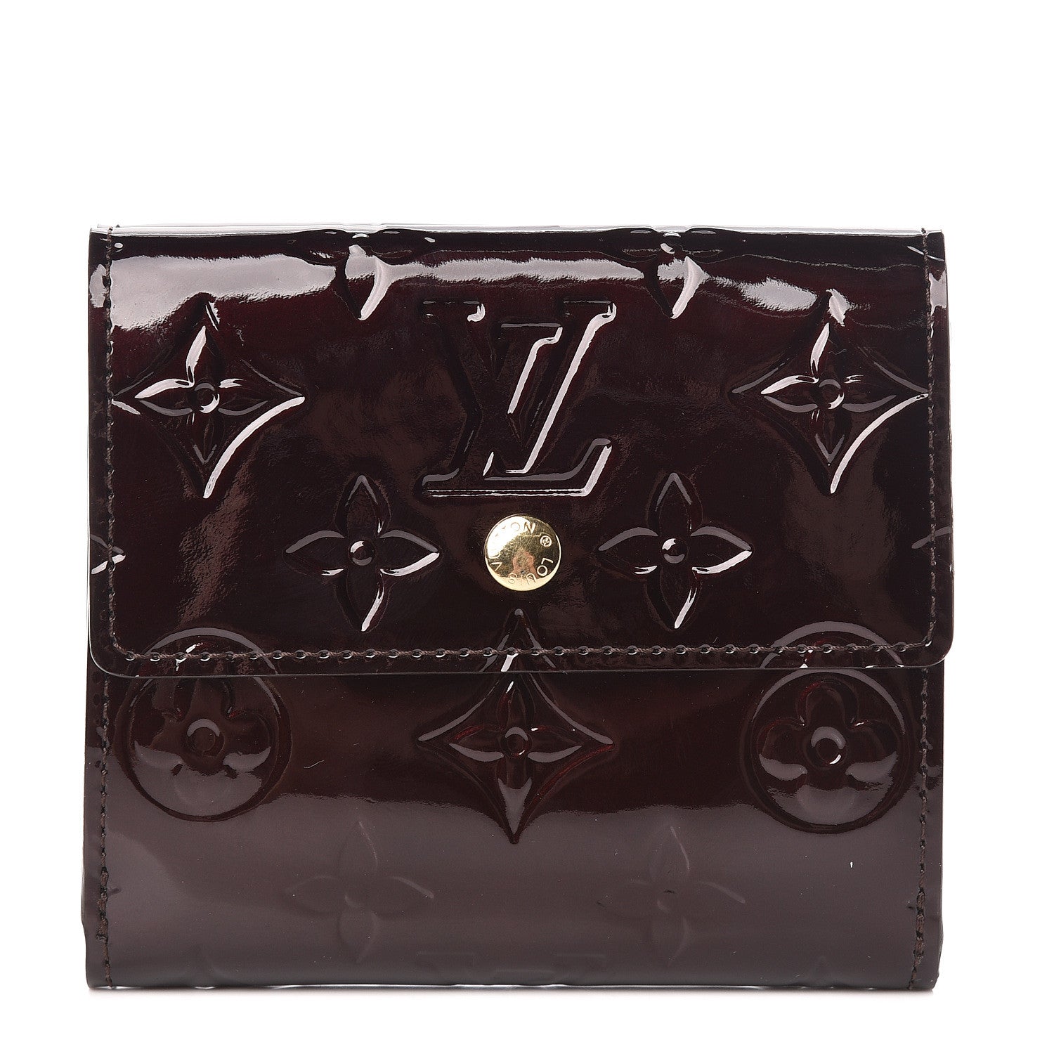 Louis Vuitton Vernis Elise Wallet Amarante 1 of 9