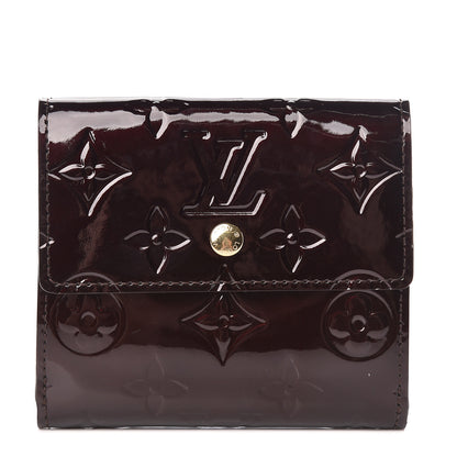 Louis Vuitton Vernis Elise Wallet Amarante 1 of 9