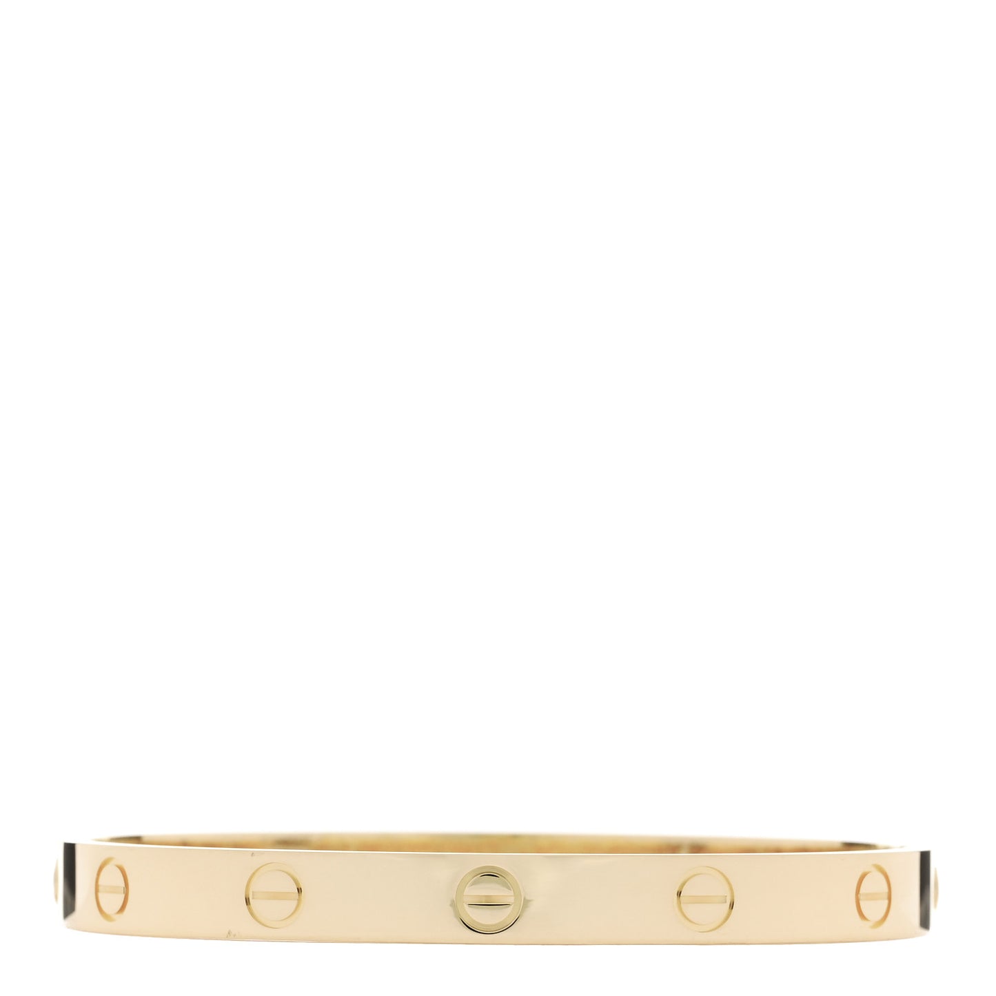 18K Yellow Gold LOVE Bracelet 17