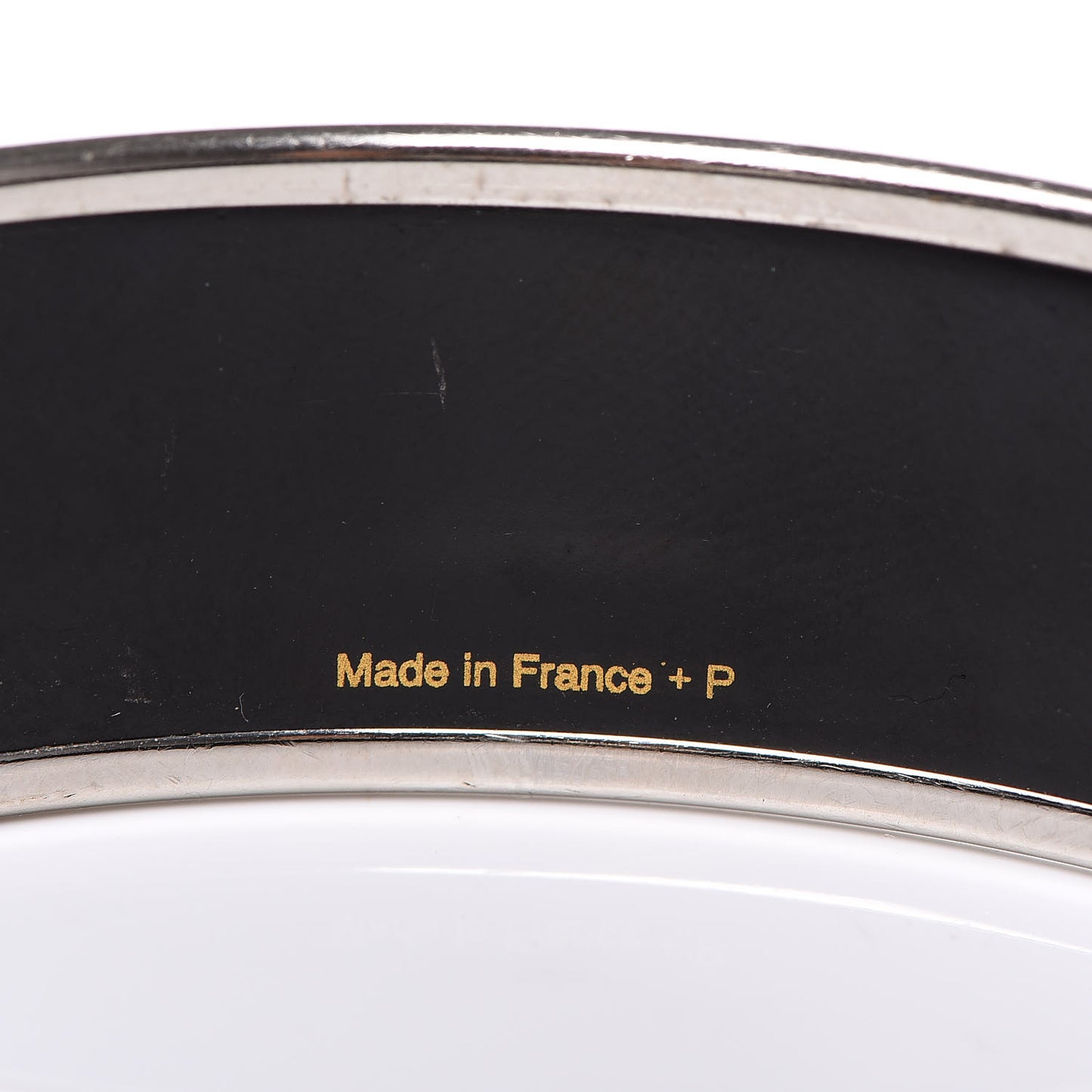 Enamel Printed Wide Concours D'Etriers Bracelet 65