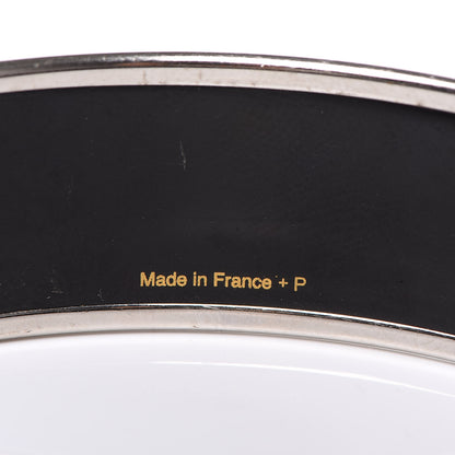 Hermes Enamel Printed Wide Concours D'Etriers Bracelet 65 3 of 5