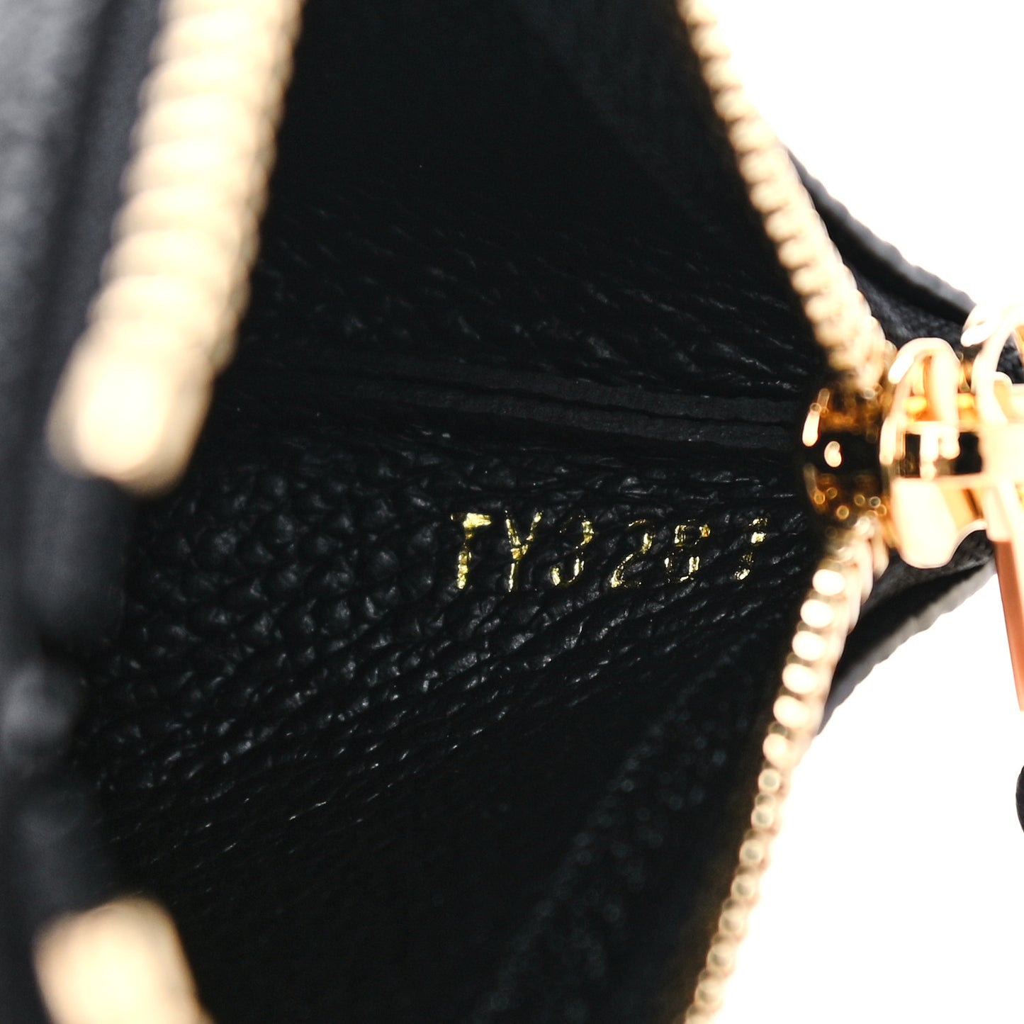 Empreinte Monogram Giant Key Pouch Black Beige