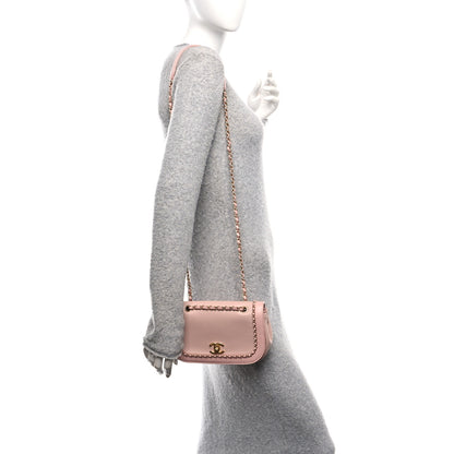 Chanel Lambskin Caviar Lovely Chains Flap Shoulder Bag Pink 2 of 12