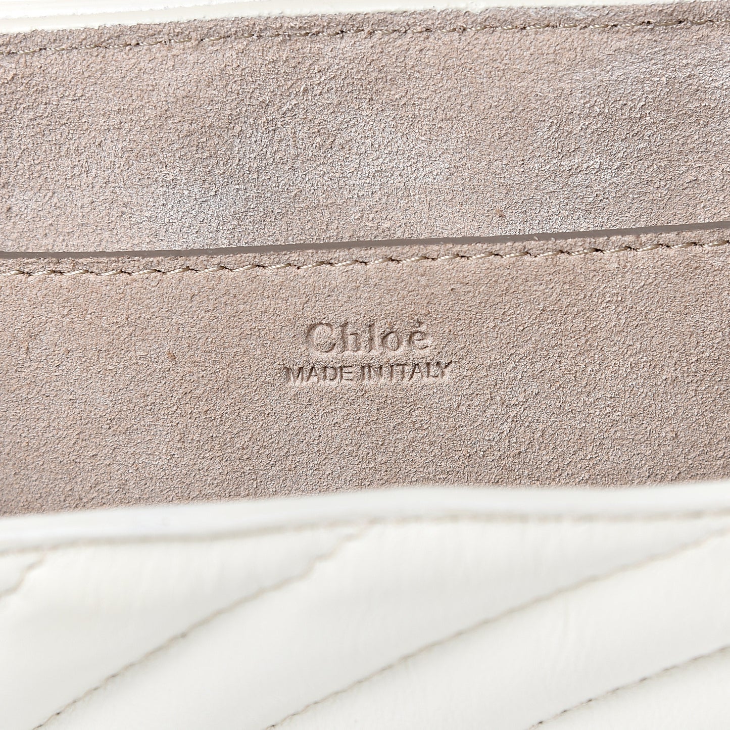 Calfskin Quilted Mini Drew Bijou Shoulder Bag Natural White