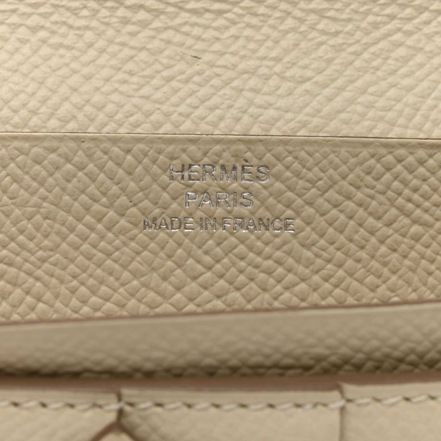 Hermes Epsom Bearn Gusset Wallet Craie 6 of 7